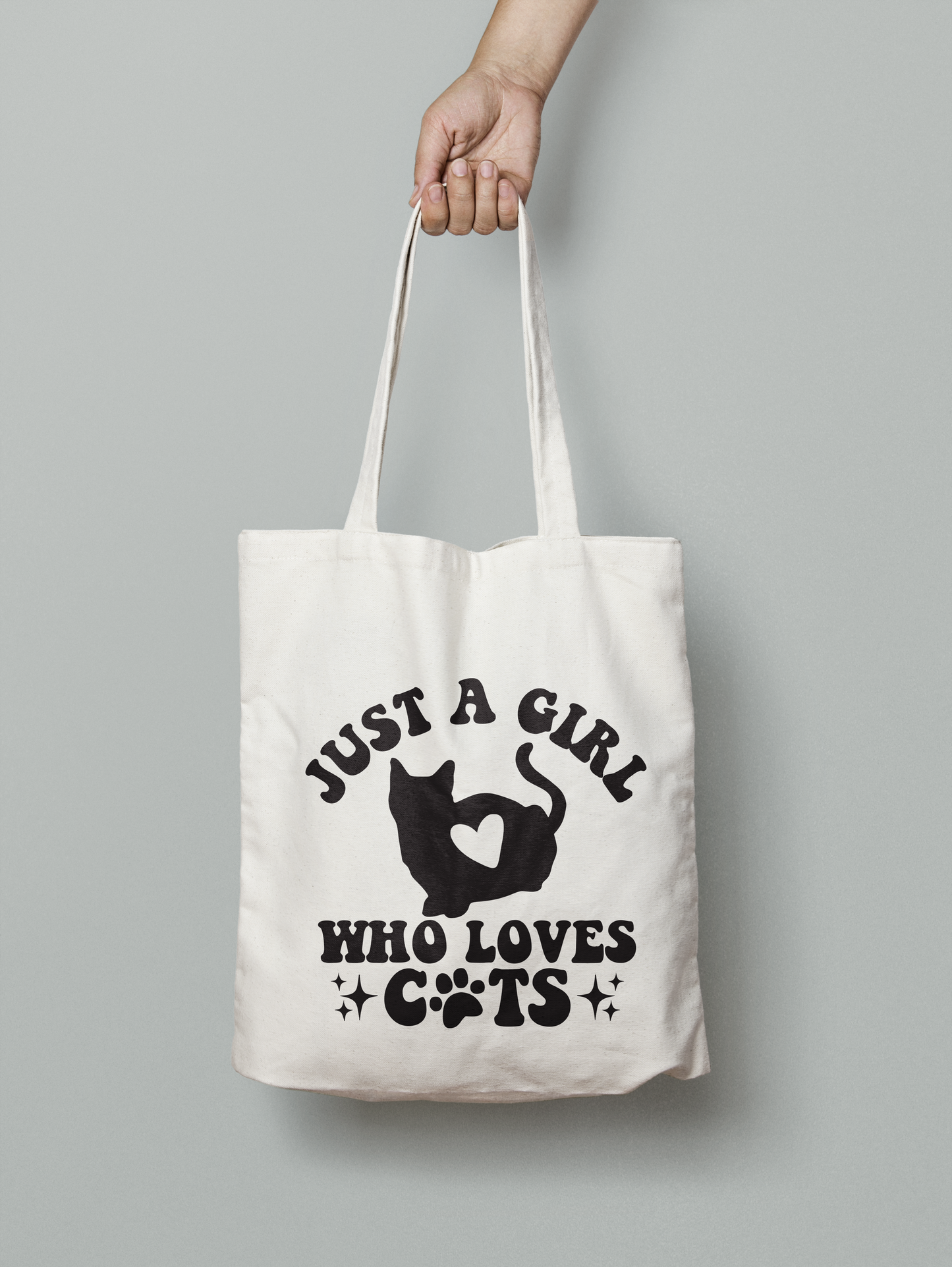 A girl who loves cats