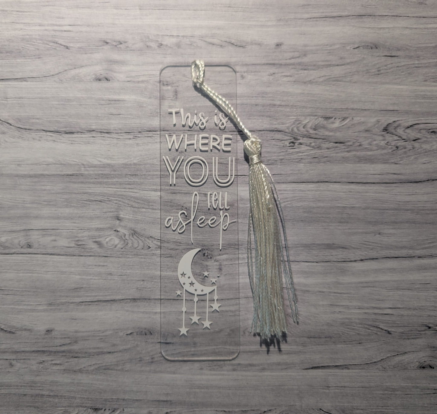 White Dream Catcher Bookmark